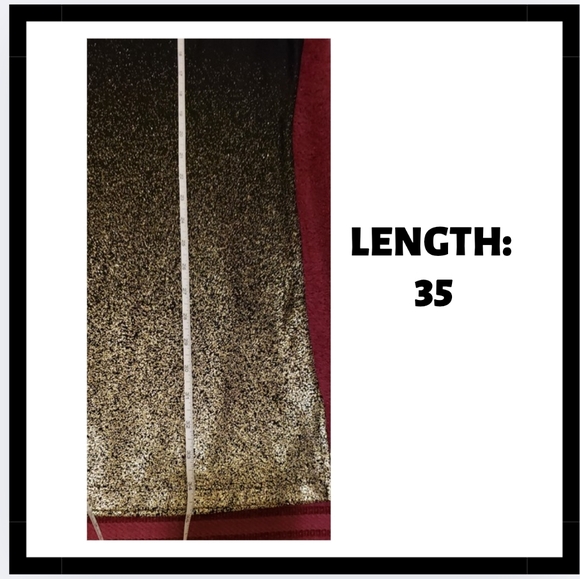 🔥NWT / AVENUE / TOP / BLACK & GOLD / 26/28W - Picture 7 of 10